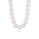 10.00-12.00 MM BAROQUE WHITE JAPANESE AKOYA PEARL Necklace in 18K White Gold