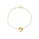 Lady Bug Charm Bracelet in 14K Yellow Gold