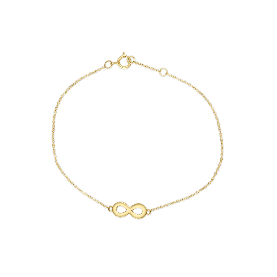 Infinity Charm Bracelet in 14K Yellow Gold