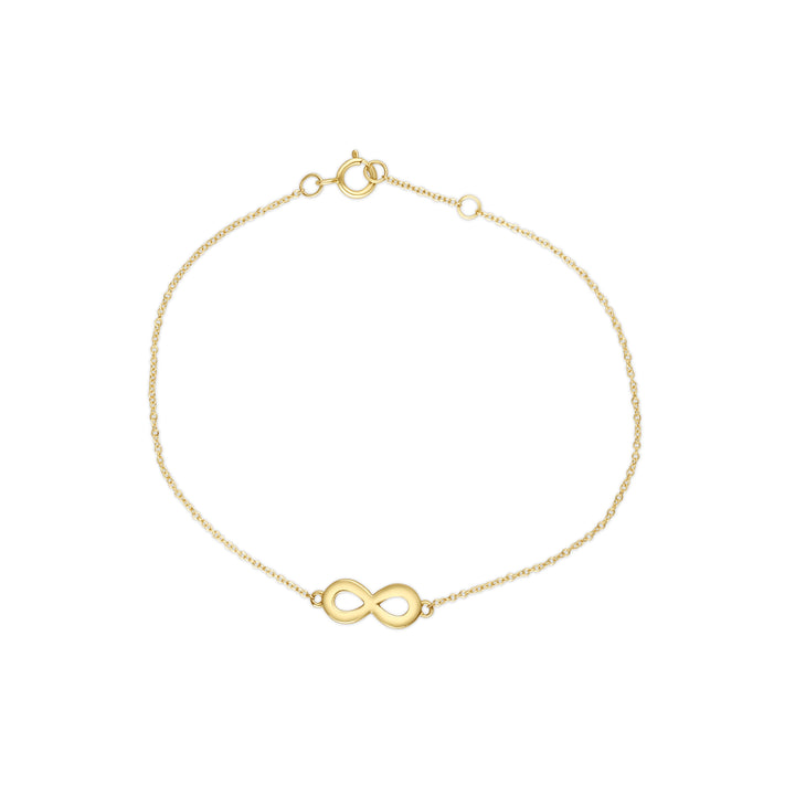 Infinity Charm Bracelet in 14K Yellow Gold