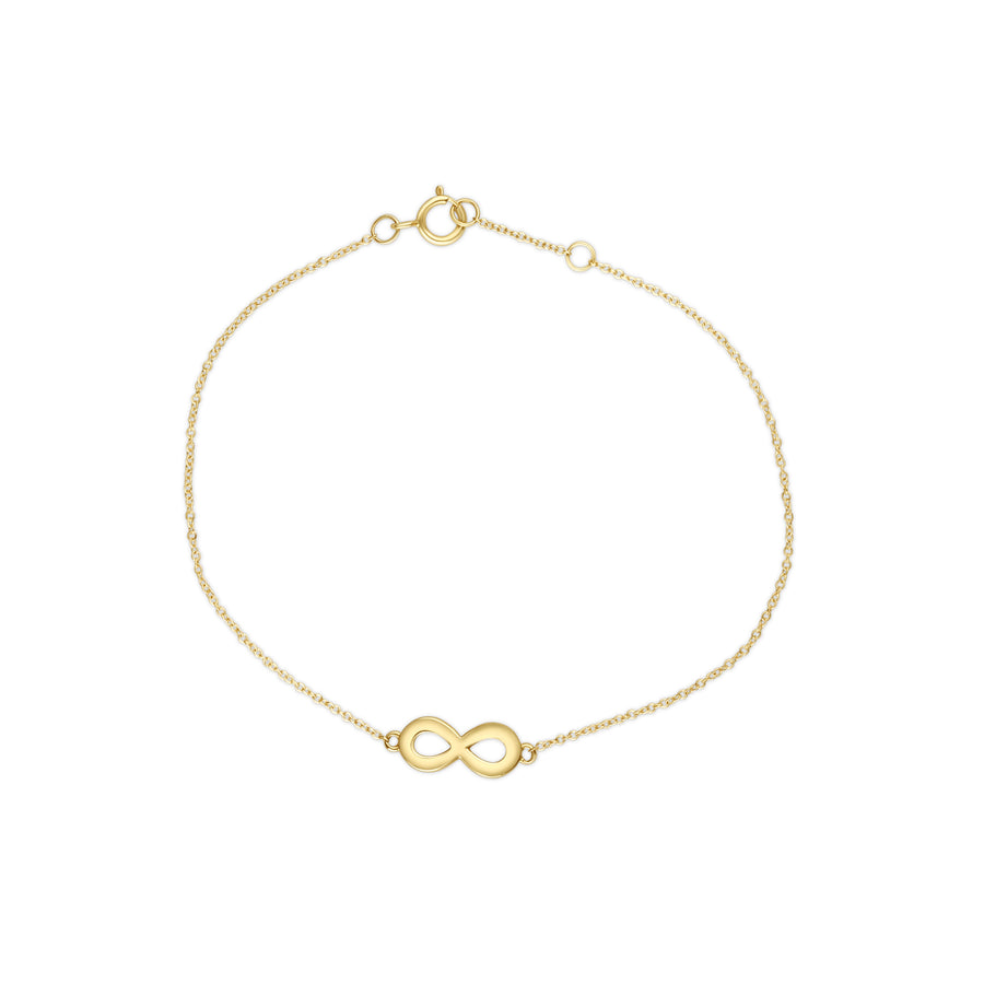 Infinity Charm Bracelet in 14K Yellow Gold