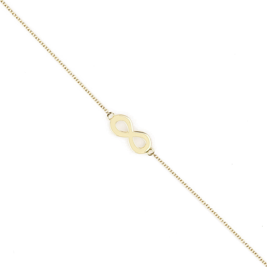 Infinity Charm Bracelet in 14K Yellow Gold