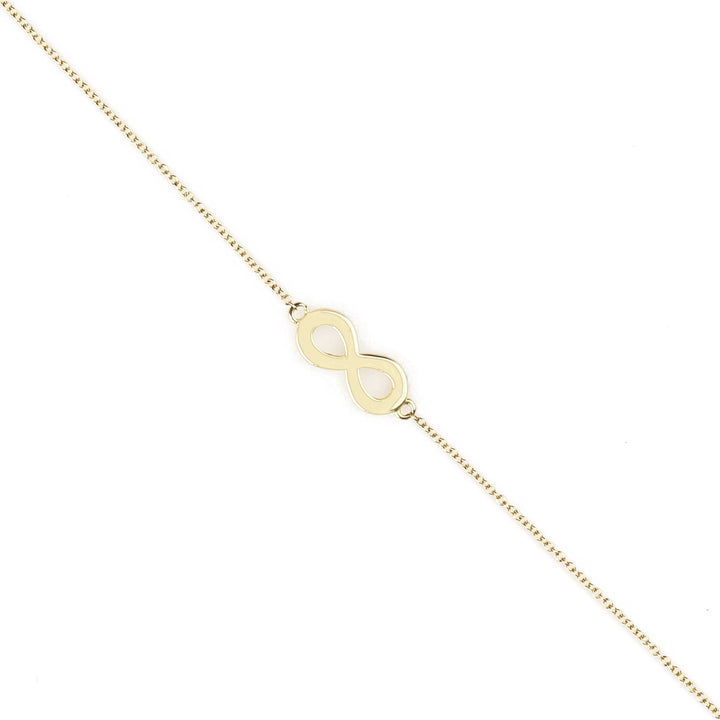 Infinity Charm Bracelet in 14K Yellow Gold