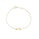 Cross Bracelet in 14K Yellow Gold