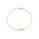 Key Charm Bracelet in 14K Yellow Gold