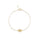 Bee Charm Bracelet in 14K Yellow Gold