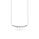 0.66 Cts White Diamond Necklace in 14K White Gold