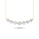 4.00 DEW Moissanite Necklace in 14K Yellow Gold