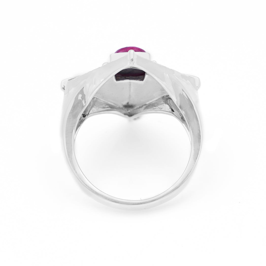 1.30 Cts Thulite Ring in 925