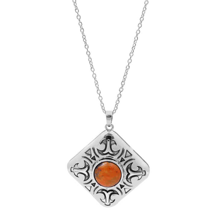 5.90 Cts Bumble Bee Jasper Pendant in 925