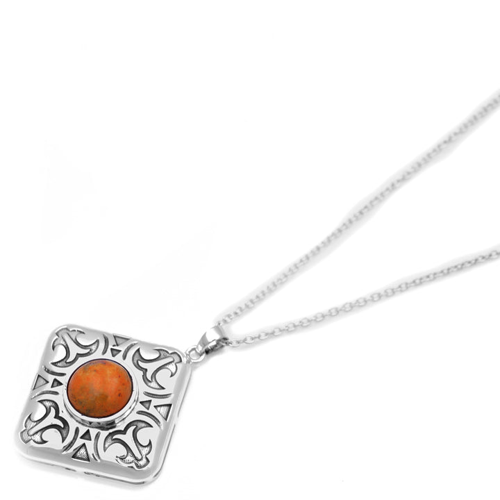 5.90 Cts Bumble Bee Jasper Pendant in 925