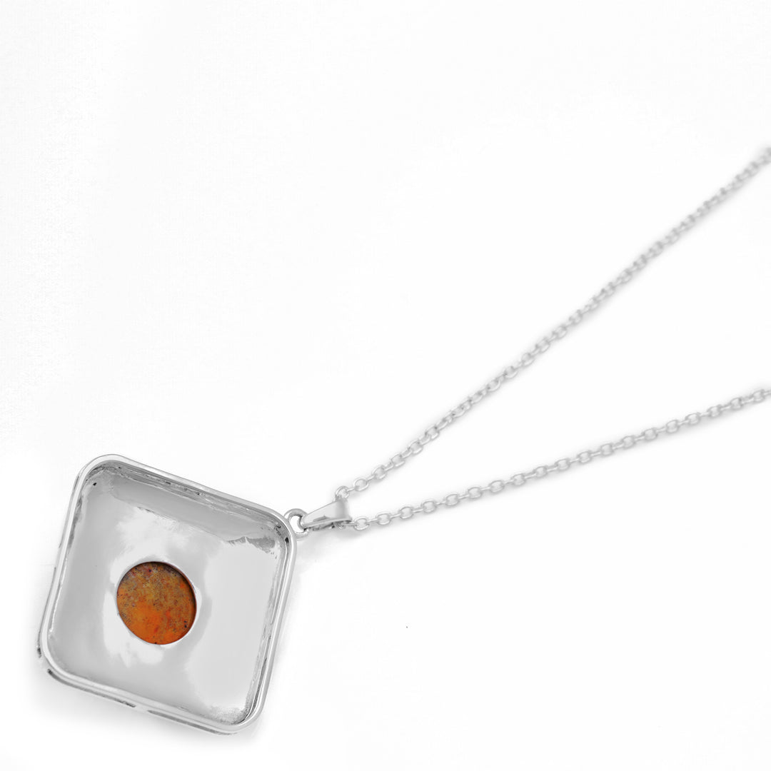 5.90 Cts Bumble Bee Jasper Pendant in 925