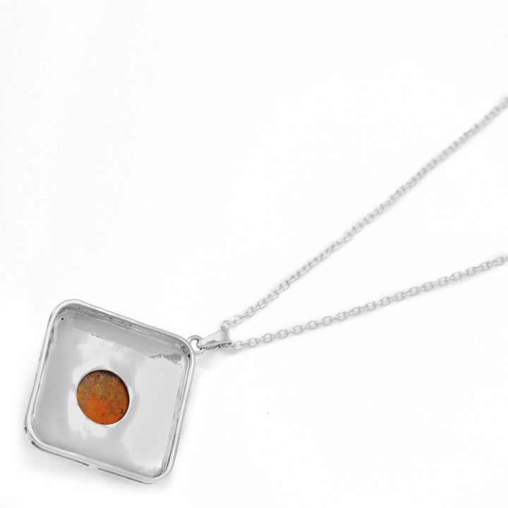 5.90 Cts Bumble Bee Jasper Pendant in 925