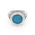 5.56 Cts Blue Opal Ring in 925