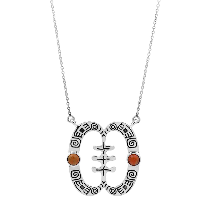 1.20 Cts Bumble Bee Jasper Necklace in 925