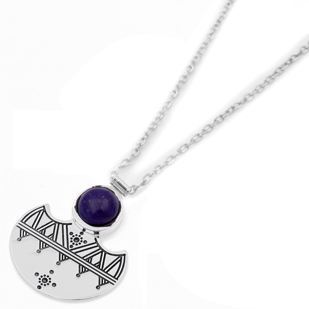 4.10 Cts Lapis Lazuli Pendant in 925