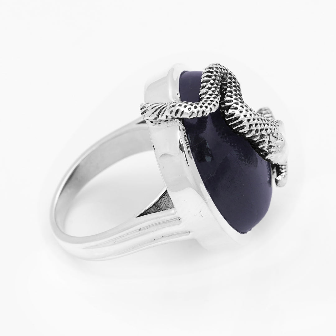 36.55 Cts Labradorite Ring in 925