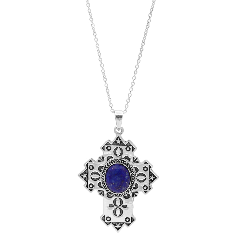 4.55 Cts Lapis Lazuli Pendant in 925