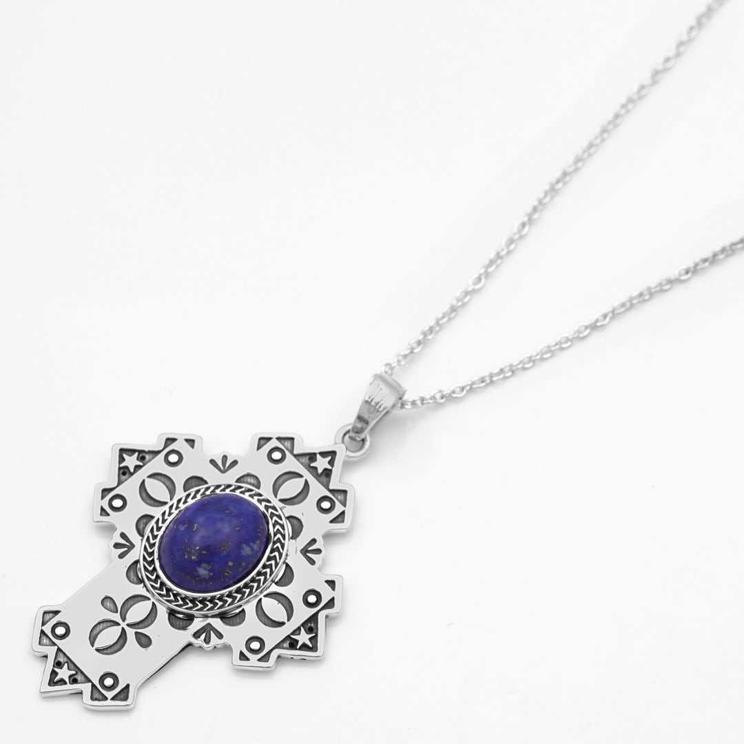 4.55 Cts Lapis Lazuli Pendant in 925