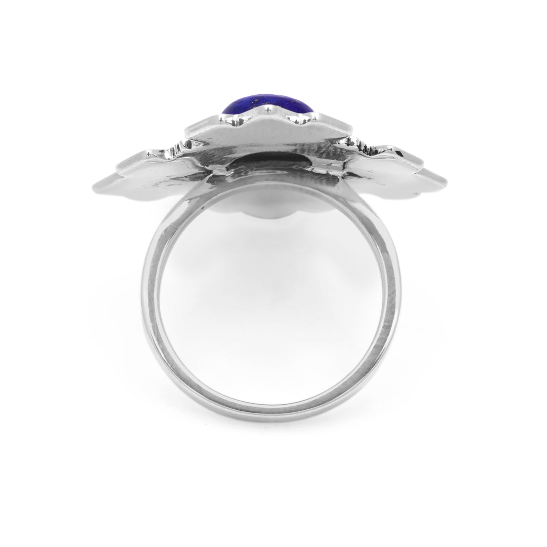 5.00 Cts Lapis Lazuli Ring in 925