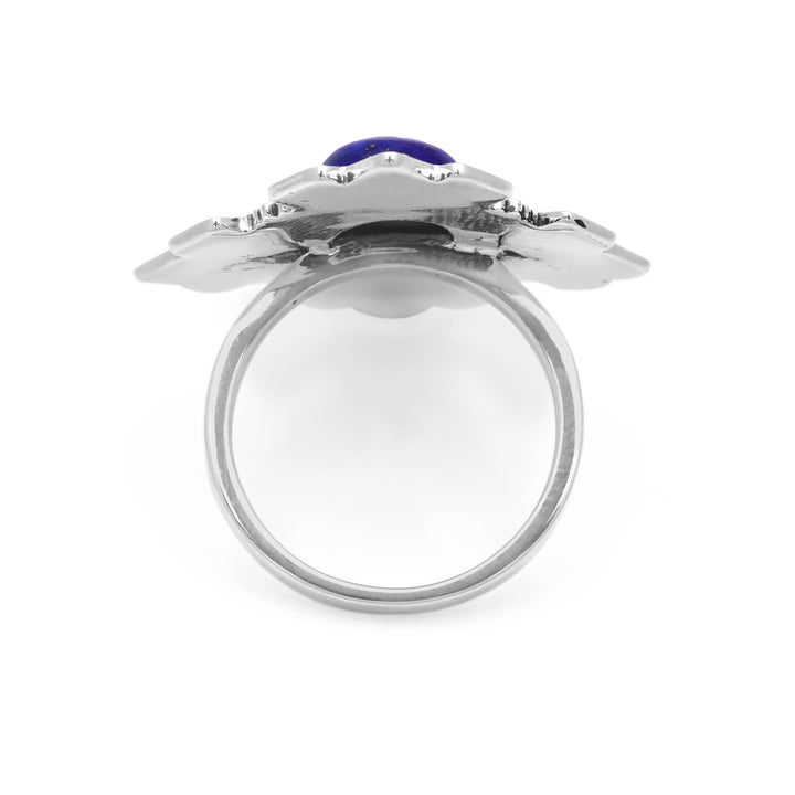 5.00 Cts Lapis Lazuli Ring in 925