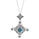 3.00 Cts Blue Opal Pendant in 925