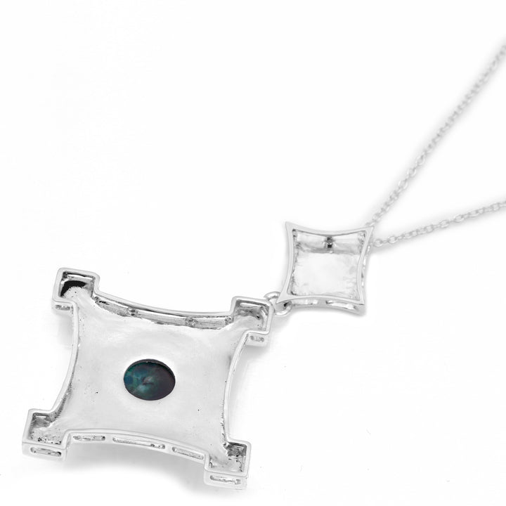 3.00 Cts Turquoise pendant in 925