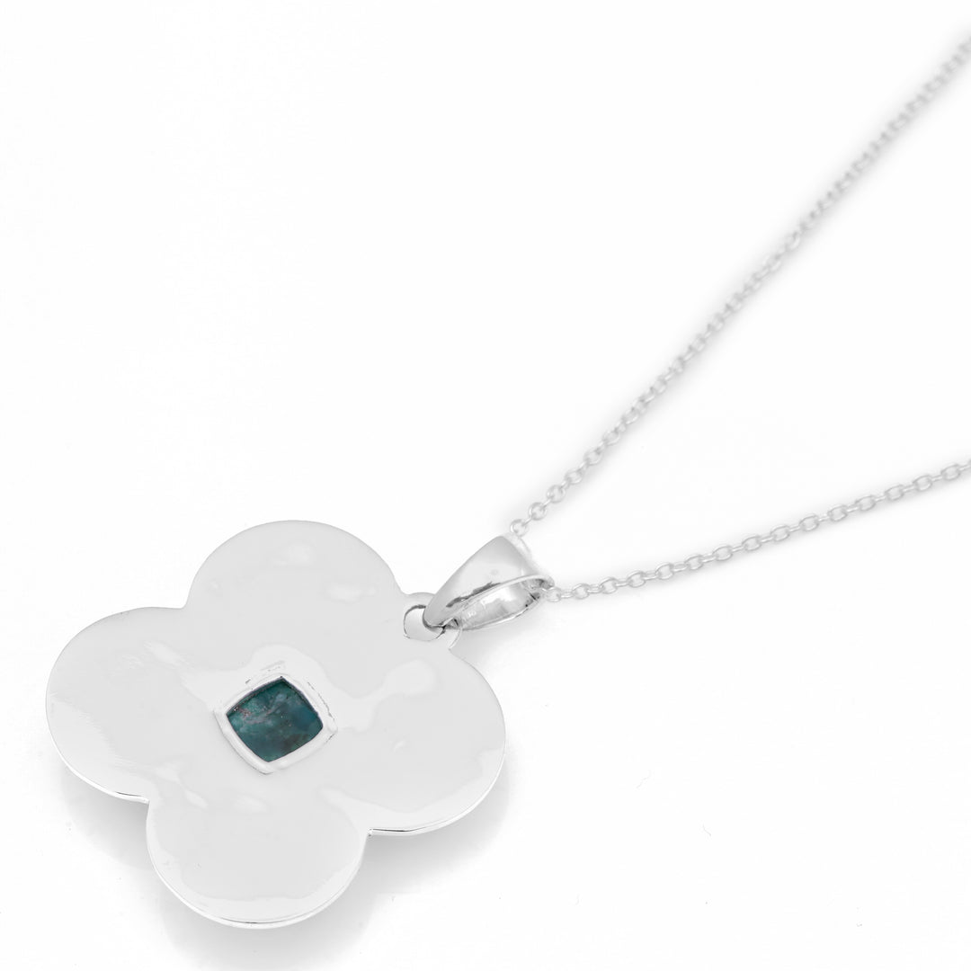 2.24 Cts Turquoise Pendant in 925