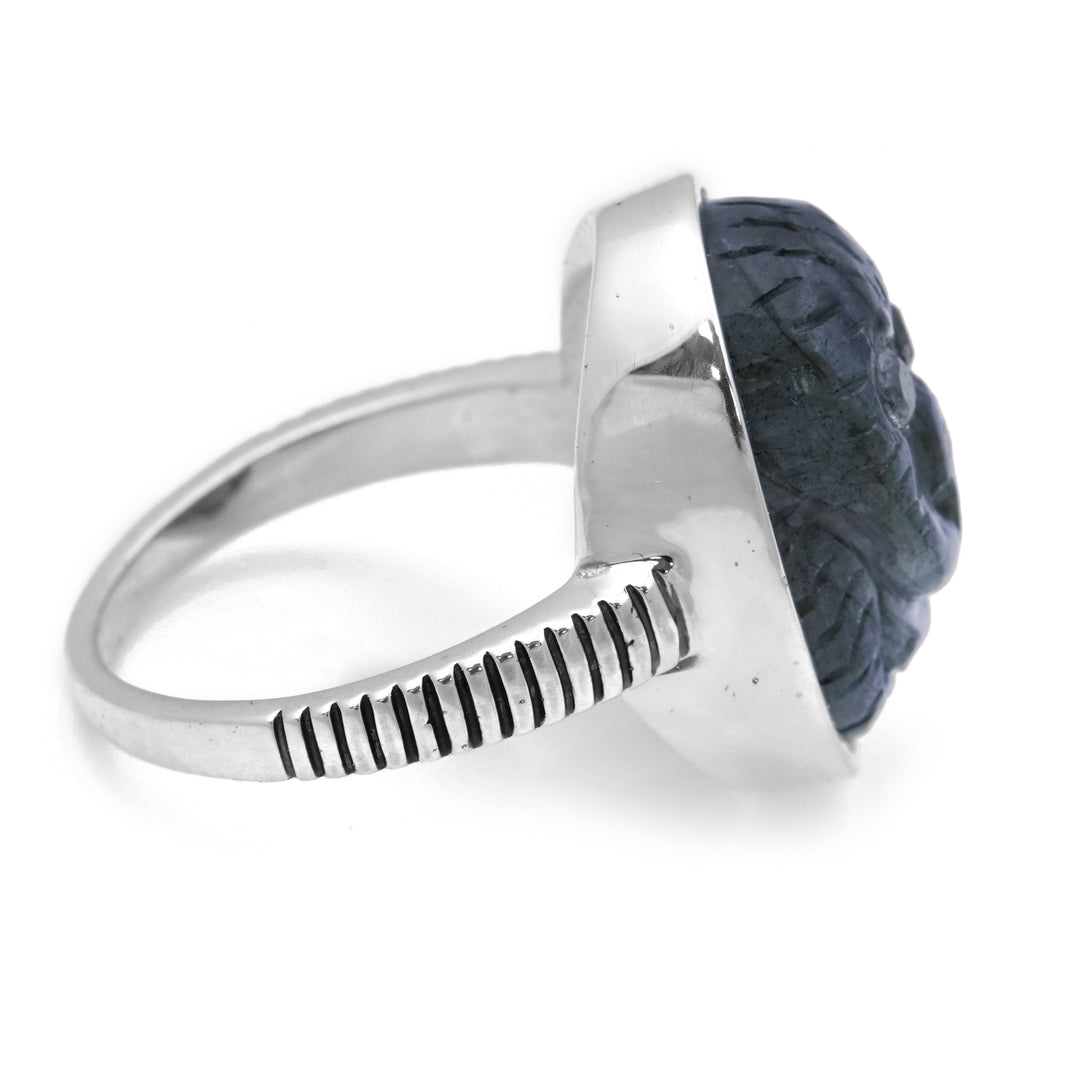 12.65 Cts Labradorite Ring in 925