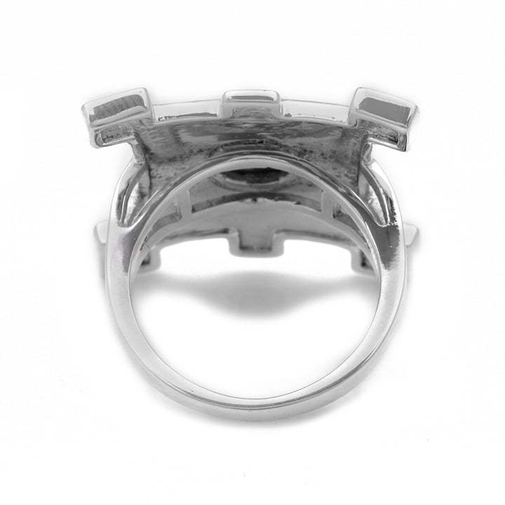 1.87 Cts Turquoise Ring in 925