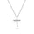 0.39 Cts Lab Grown White Diamond Pendant in 14K White Gold