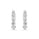 1.15 Cts Lab Grown White Diamond Earring in 14K White Gold