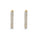 0.35 Cts Lab Grown White Diamond Earring in 14K Yellow Gold