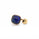 Boho Luxe Lapis Lazuli Square Brass Ring