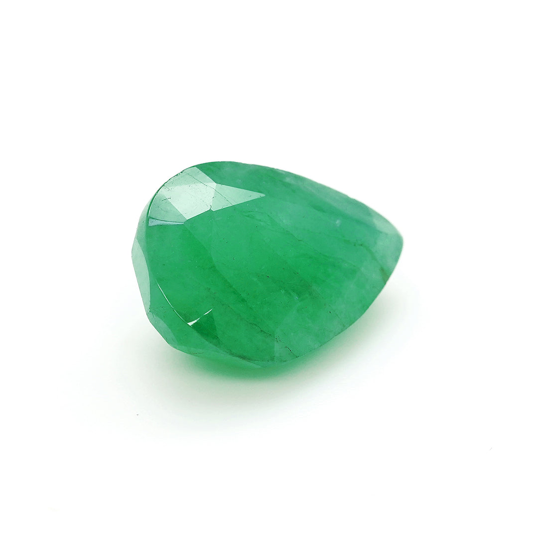 6.34 Cts Emerald 15X11 MM Pear Gemstone