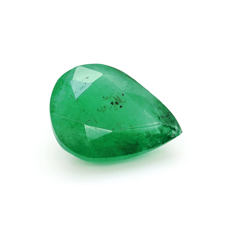 3.32 Cts Emerald 12X9 MM Pear Gemstone