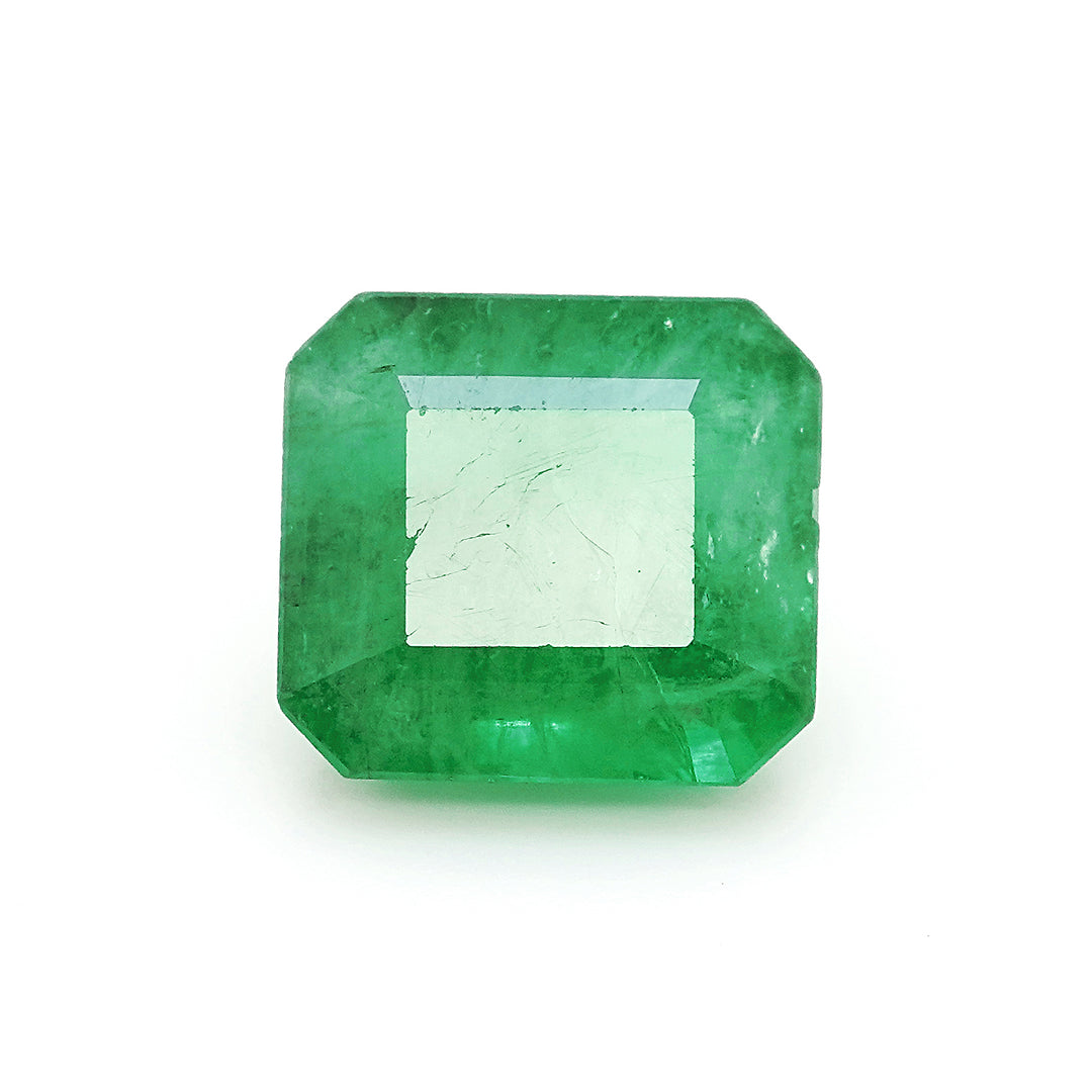 3.31 Cts Emerald 9X8 MM Octagon Gemstone
