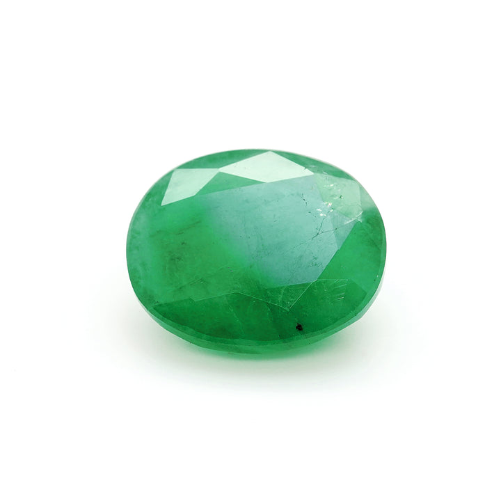 7 Cts Emerald 14X12 MM Oval Gemstone