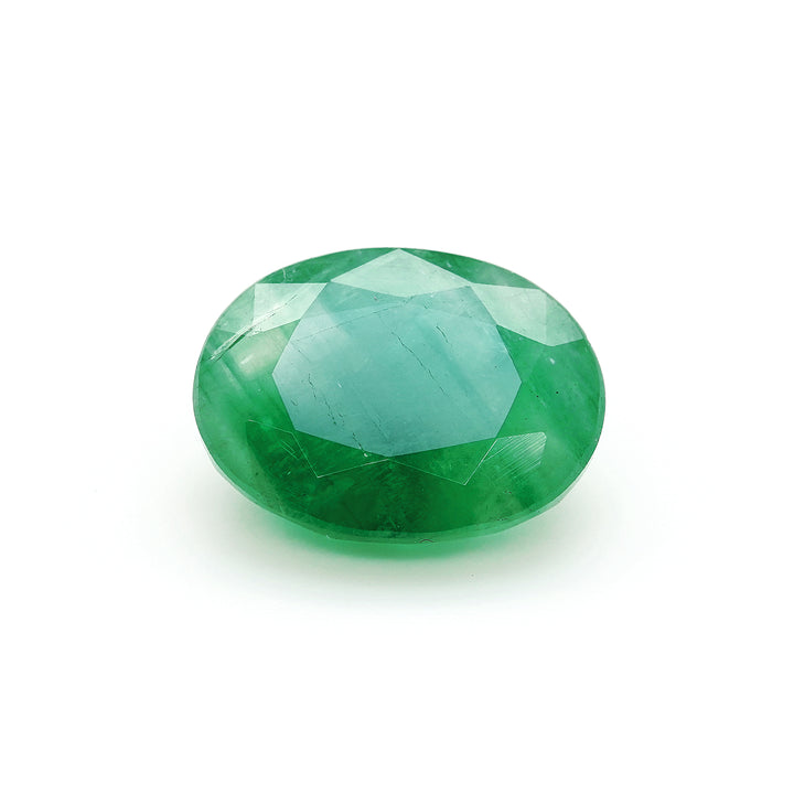 6.43 Cts Emerald 14X11 MM Oval Gemstone