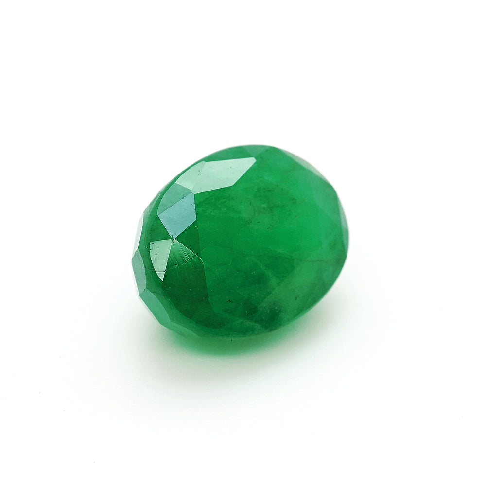 7.47 Cts Emerald 13X10 MM Oval Gemstone