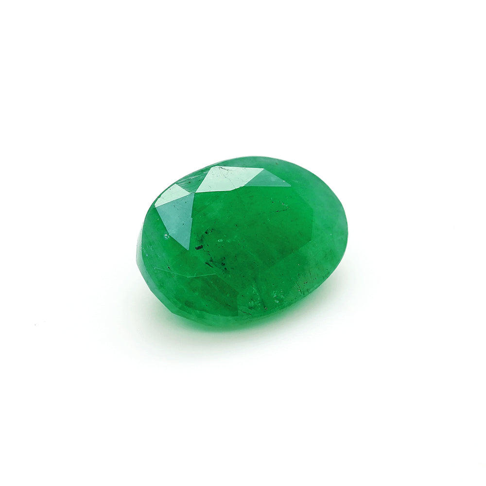 4.29 Cts Emerald 12X9 MM Oval Gemstone