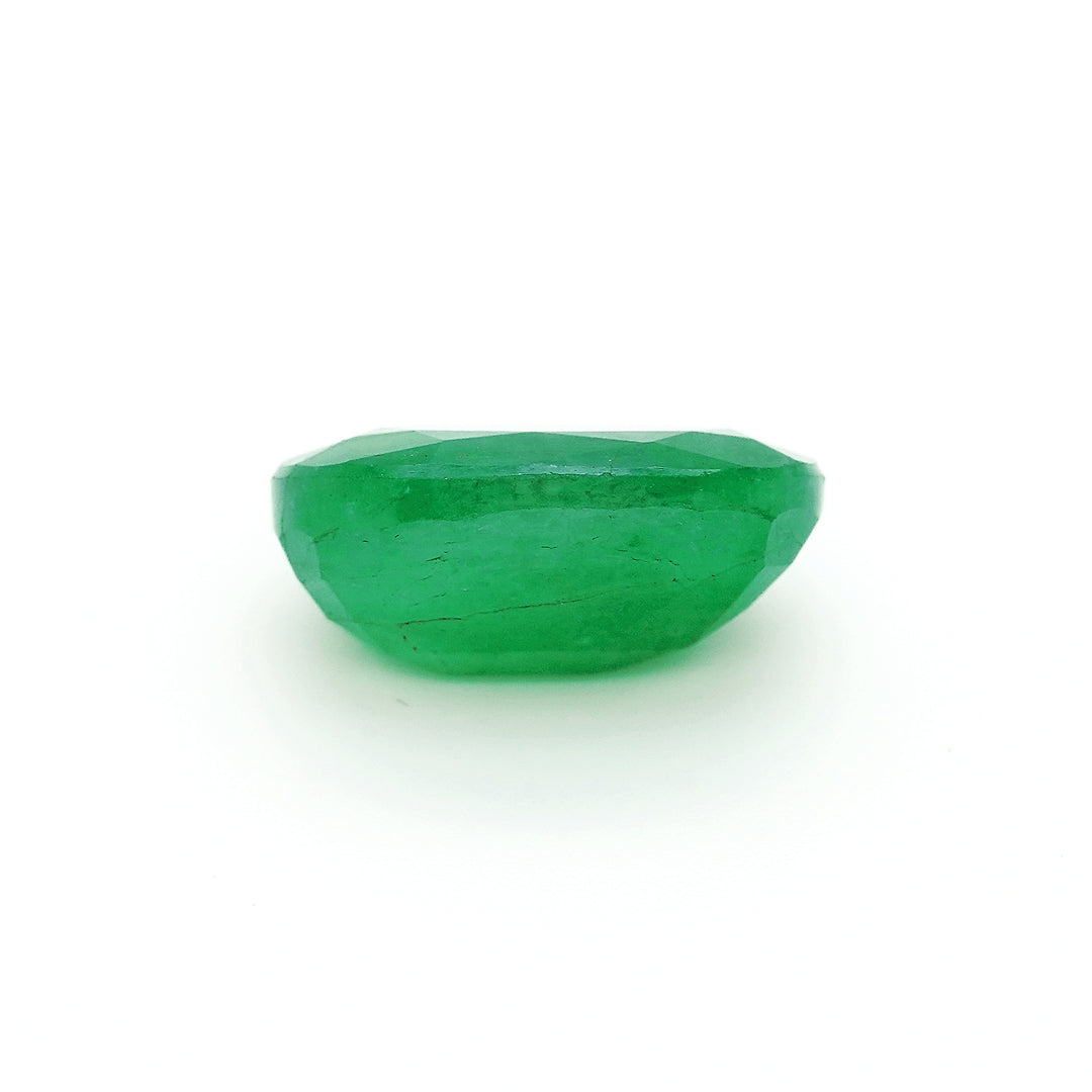 4.28 Cts Emerald 12X9 MM Oval Gemstone