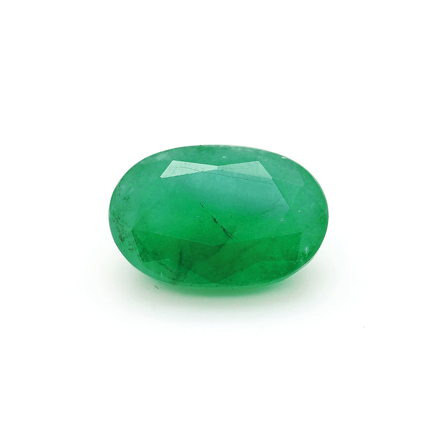 4.12 Cts Emerald 12X9 MM Oval Gemstone