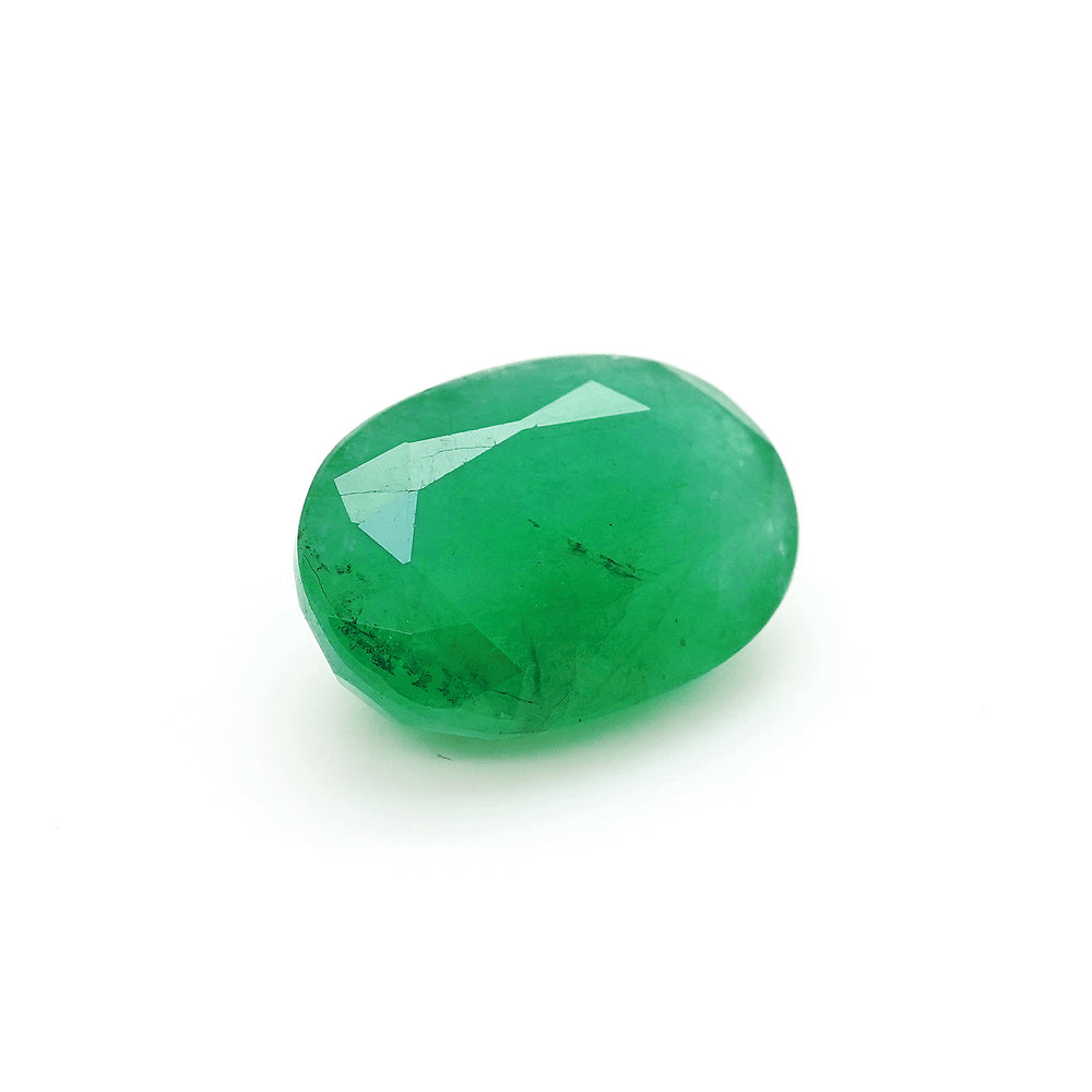 4.12 Cts Emerald 12X9 MM Oval Gemstone