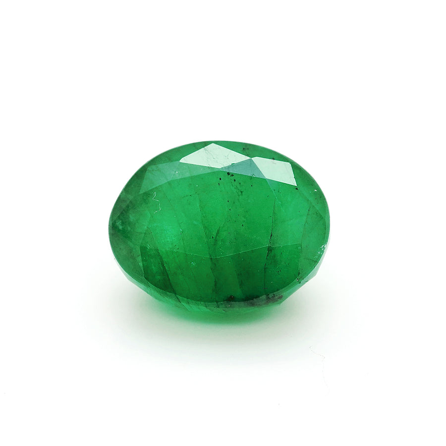 5.52 Cts Emerald 12X9 MM Oval Gemstone