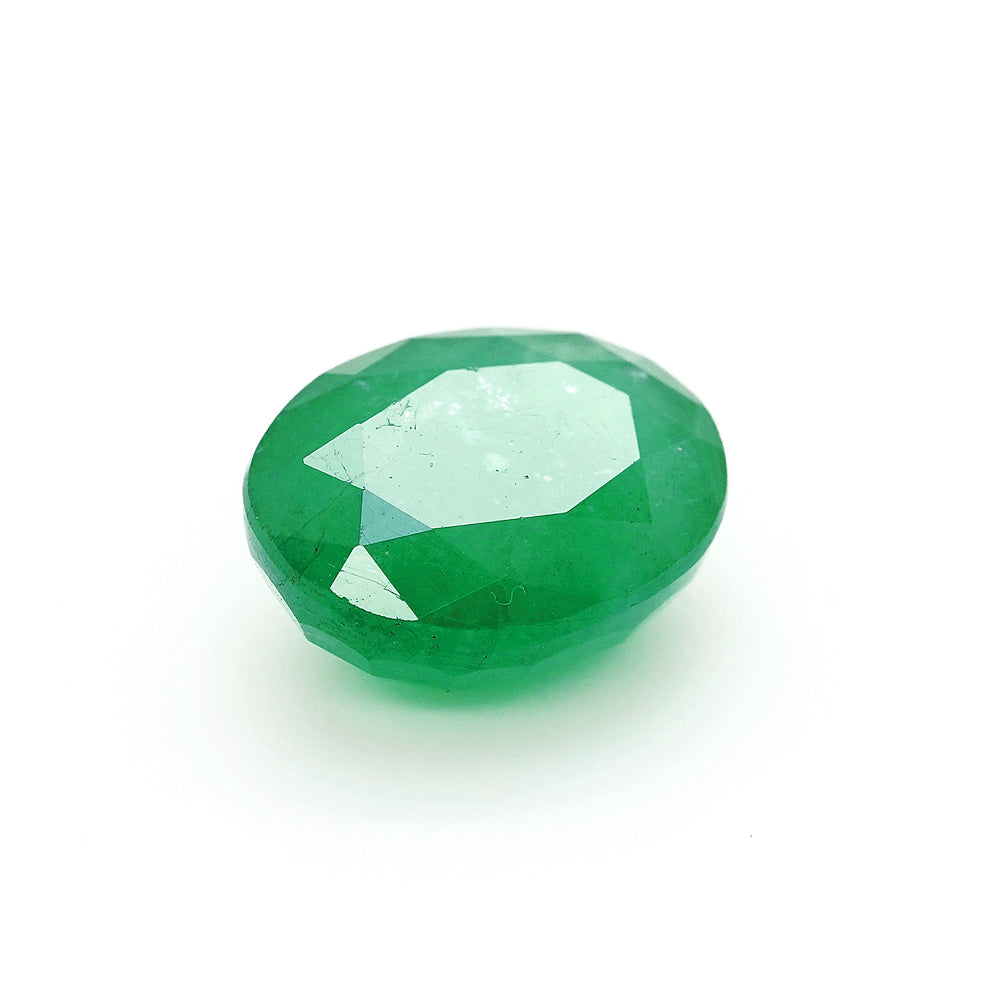 4.56 Cts Emerald 12X9 MM Oval Gemstone