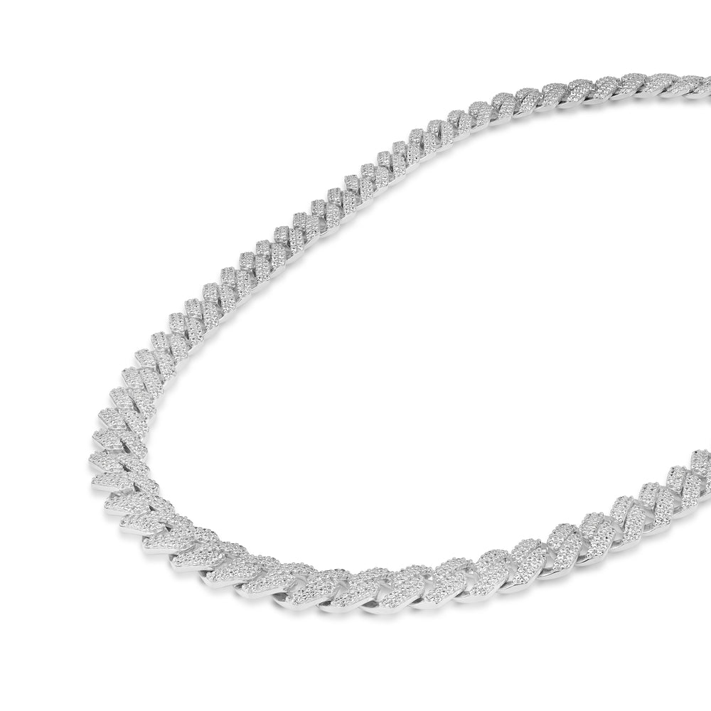 7.14 Cts CZ Bracelet in White Rhodium Plated 925 Sterling Silver