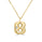 Alphabet 'B' Pendant with White Zircon in 925 Silver