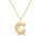 Alphabet 'C' Pendant with White Zircon in 925 Silver