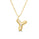Alphabet 'Y' Pendant with White Zircon in 925 Silver
